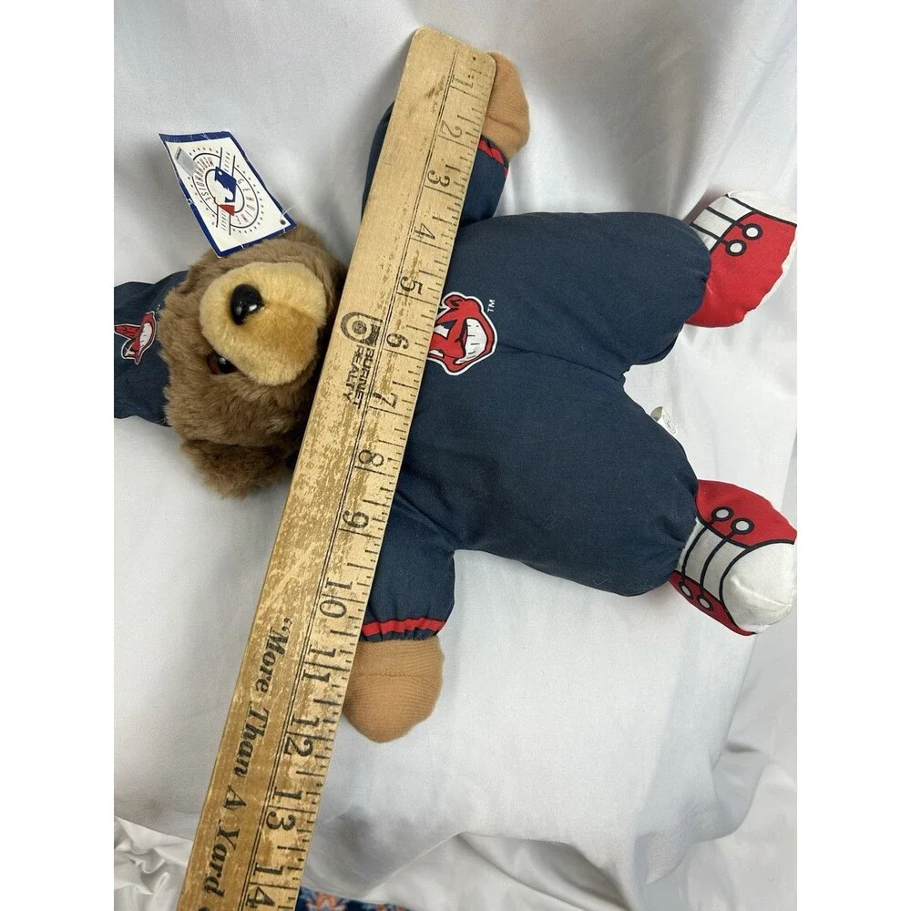 Cleveland Indians MLB Teddy Bedtime Bear Chief Wahoo Vintage 1999 Good Stuff